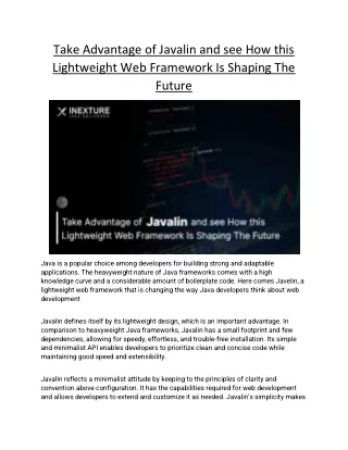 take advantage of javalin and see how this