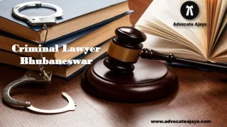 Criminal Lawyer Bhubaneswar