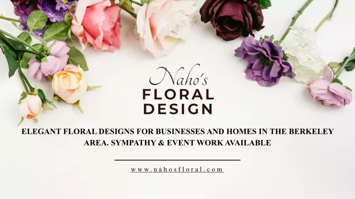 elegant floral designs for businesses and homes