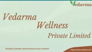 Vedarma Wellness Private Limited