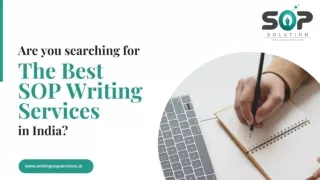 Are you searching for the Best SOP Writing Services in India