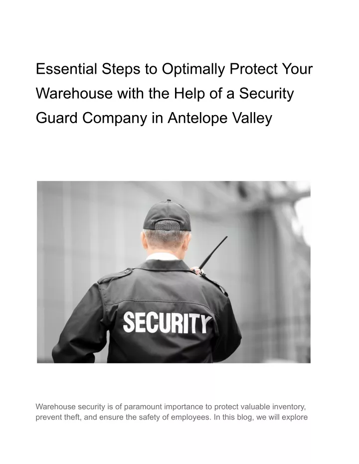 essential steps to optimally protect your