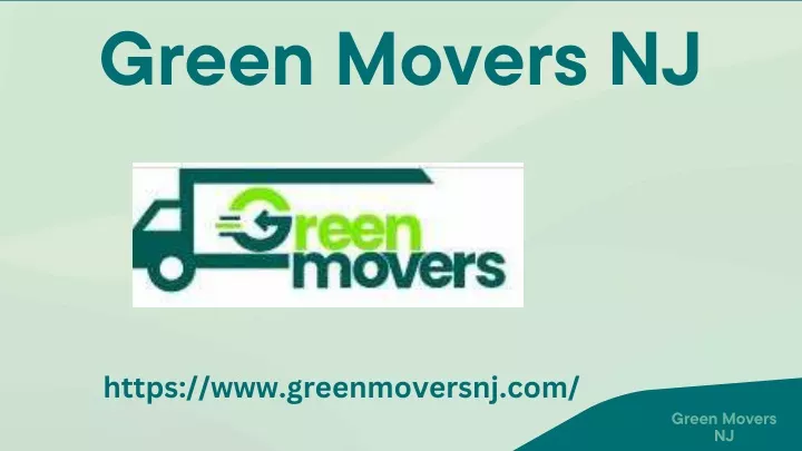 green movers nj