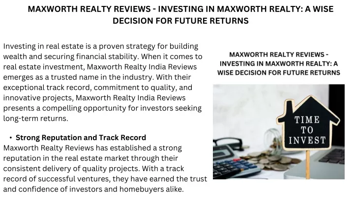 maxworth realty reviews investing in maxworth