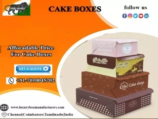 Cake Boxes Customized Cake Boxes| Empty Cake Boxes| Premium Cake Boxes | Chennai