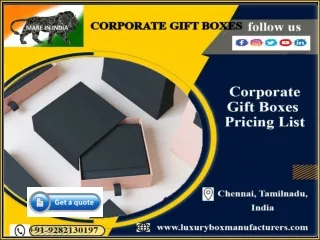 Corporate Gift Boxes | Luxury Gift Boxes | Gift Boxes | Chennai