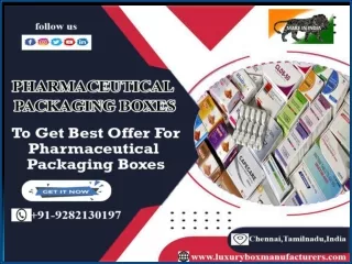 Pharmaceutical Packaging Boxes | Printed Pharmaceutical Packaging Boxes | Paper