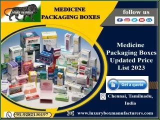 Medicine Packaging Boxes | Empty Medicine Packaging Boxes | Pharma Medicine Pack