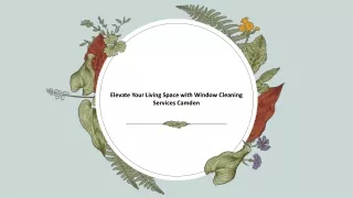 Elevate Your Living Space with Window Cleaning Services Camden