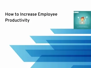 how to increase employee productivity
