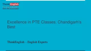 Excellence in PTE Classes_ Chandigarh's Best