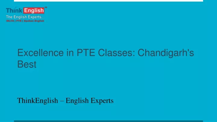 excellence in pte classes chandigarh s best