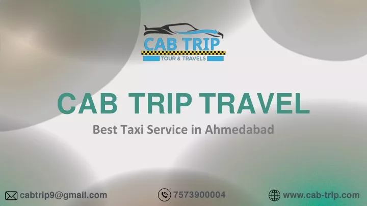 cab trip travel best taxi service in ahmedabad
