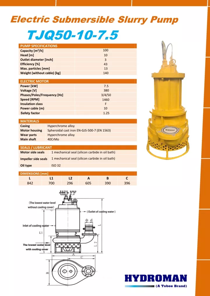 electric submersible slurry