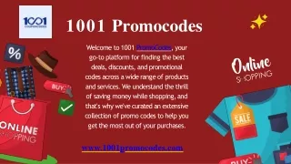 Unlock Savings with 1001 PromoCodes: Your Ultimate Coupon Destination