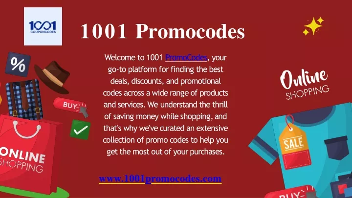 1001 promocodes