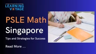 PSLE Math Singapore  Tips and Strategies for Success
