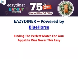 EAZYDINER – Powered by BlueHorse