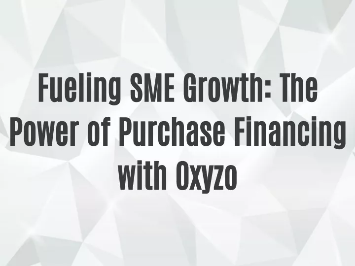 fueling sme growth the power of purchase