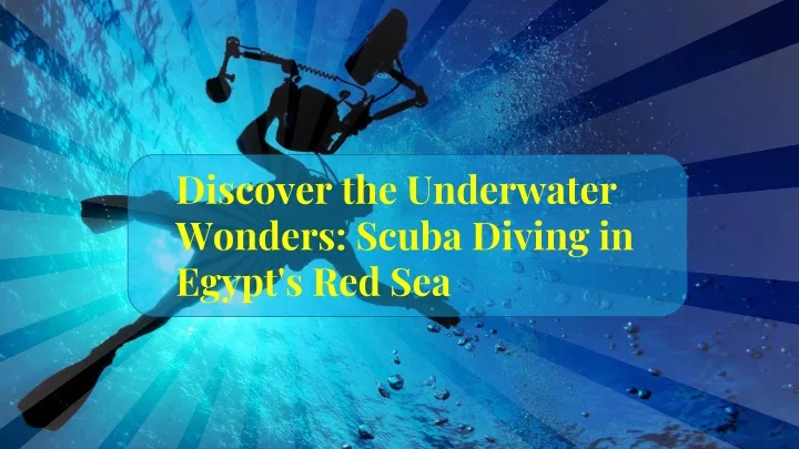 discover the underwater wonders scuba diving