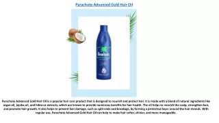 Parachute Advansed Gold Hair Oil