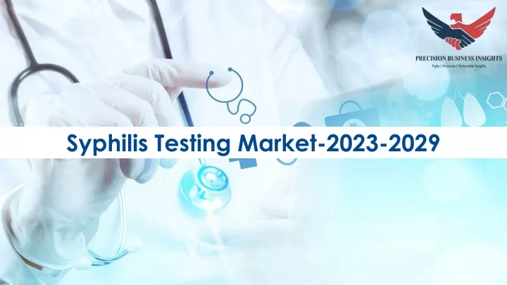 syphilis testing market 2023 2029