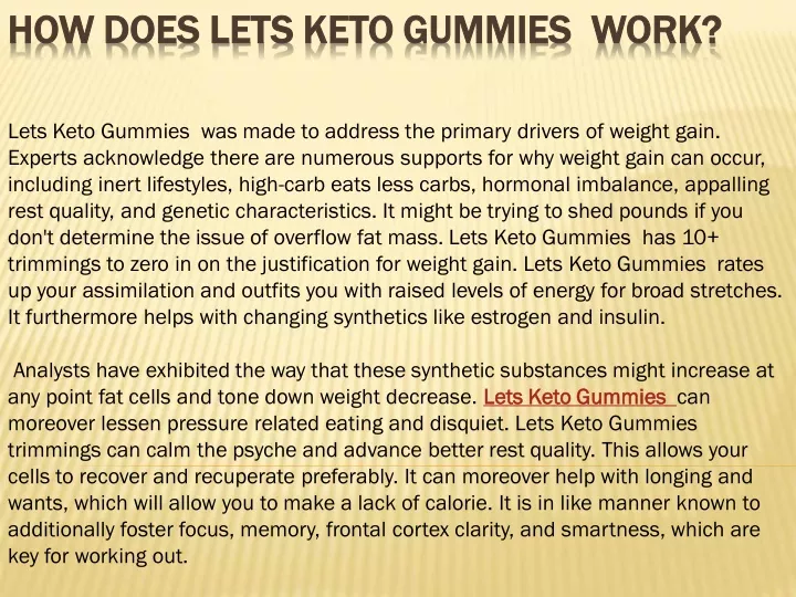 how does lets how does lets keto