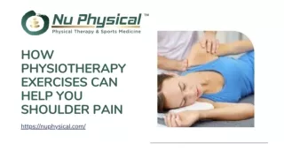 How Physiotherapy can treat your Shoulder Pain