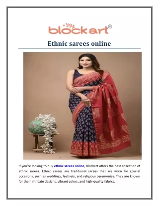 ethnic sarees online