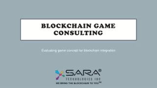 blockchain game consulting