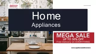 Home Appliances - Appliances Delivered