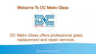 Commercial Glass Door Installation by DC Metro Glass