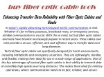 buy fiber optic cable tools - slide 1