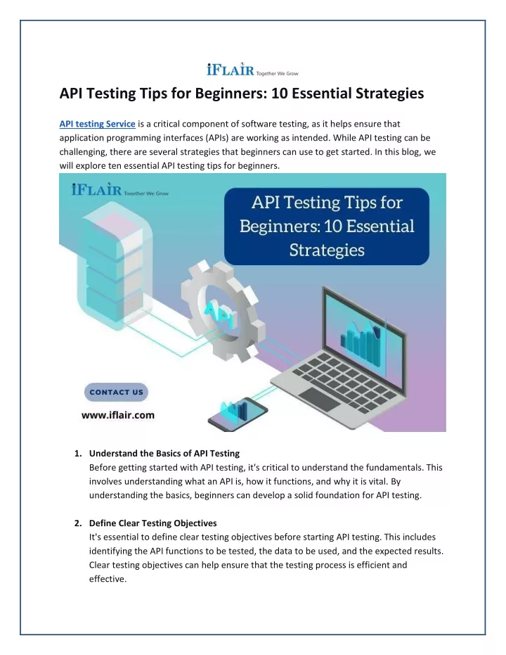 api testing tips for beginners 10 essential