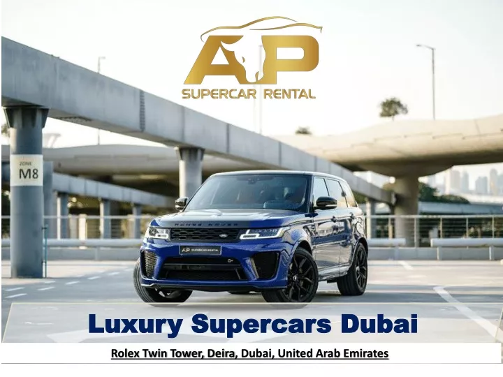 luxury supercars dubai