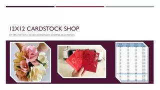 12x12 cardstock shop