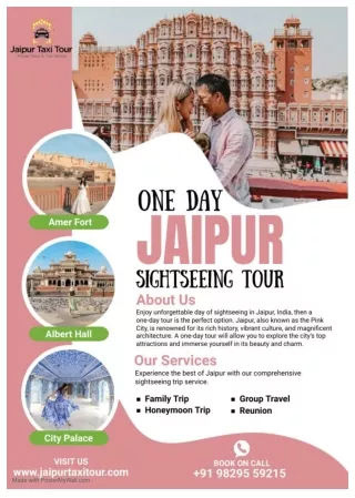 Full Day Jaipur Sightseeing Tour by Taxi