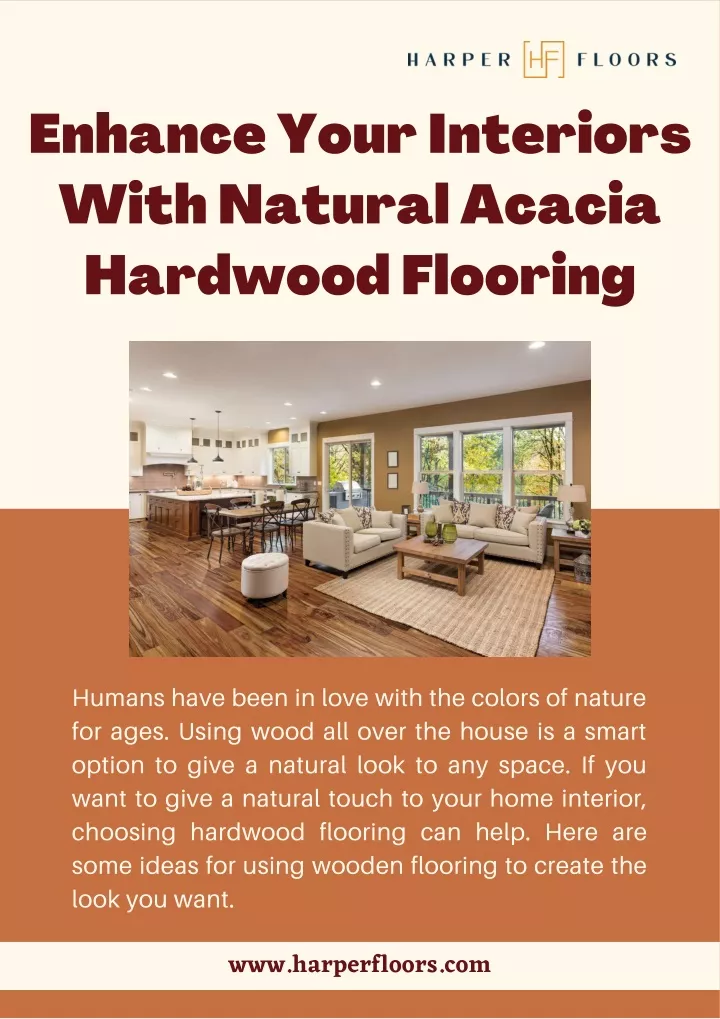 enhance your interiors with natural acacia