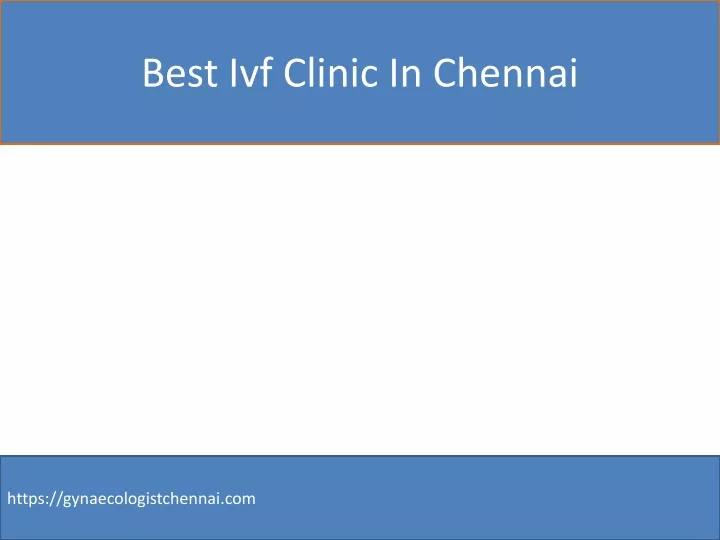 best ivf clinic in chennai