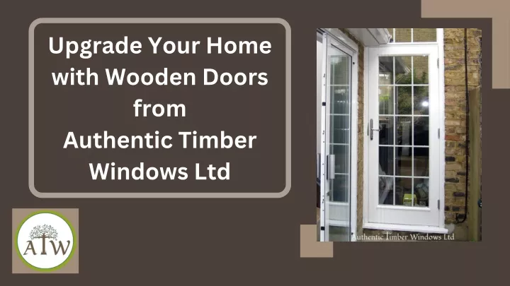 upgrade your home with wooden doors from