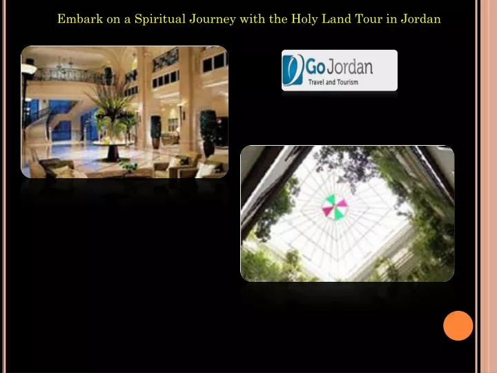 embark on a spiritual journey with the holy land