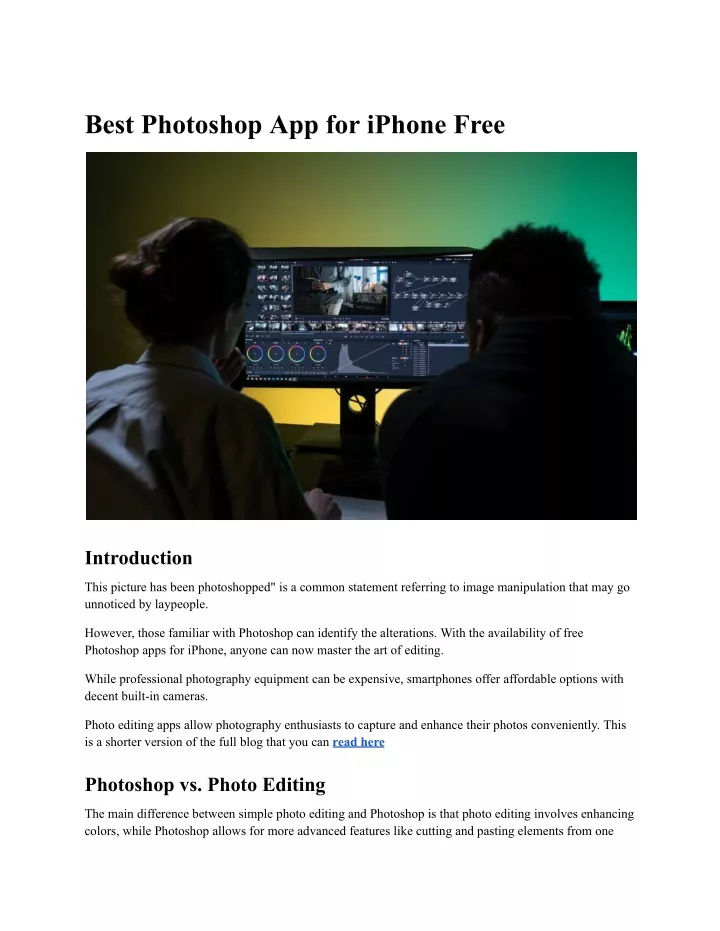 photoshop for iphone free download