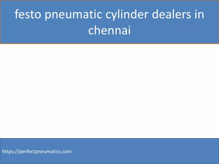 festo pneumatic cylinder dealers in chennai