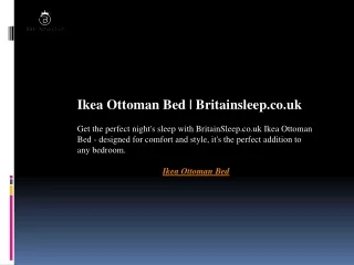 Ikea Ottoman Bed  Britainsleep.co.uk
