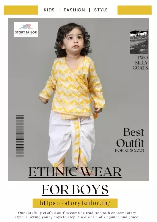 Adorable Ethnic Wear for Kids by Story Tailor