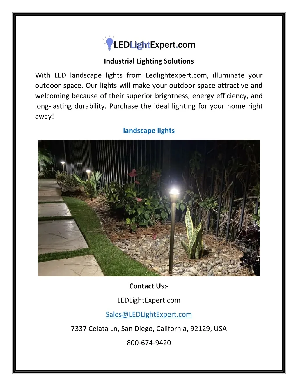 PPT - Industrial Lighting Solutions PowerPoint Presentation, free ...