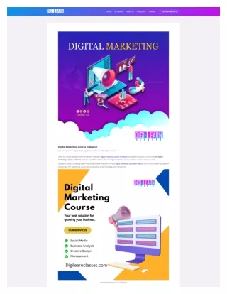 Digital Marketing Course in Meerut- Digilearnclasses.in