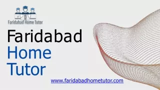 NIIT Faridabad Home Tutor are you searching for Home Tutor in Faridabad