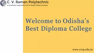 best diploma college in Odisha