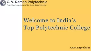 welcome to india s top polytechnic college